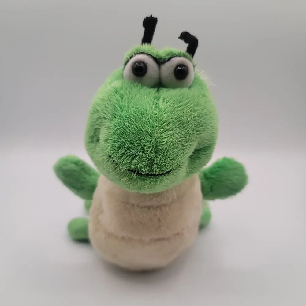Ganz HM434 Webkinz Green Caterpillar Plush Stuffed Animal - Big Eyes, No Code